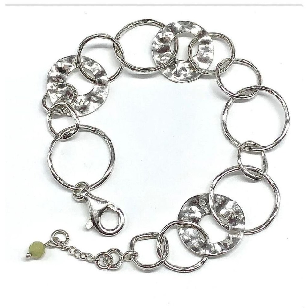 Silpada Sterling Silver Hammered Circles
Bracelet Retired B1217 39B8H3‎